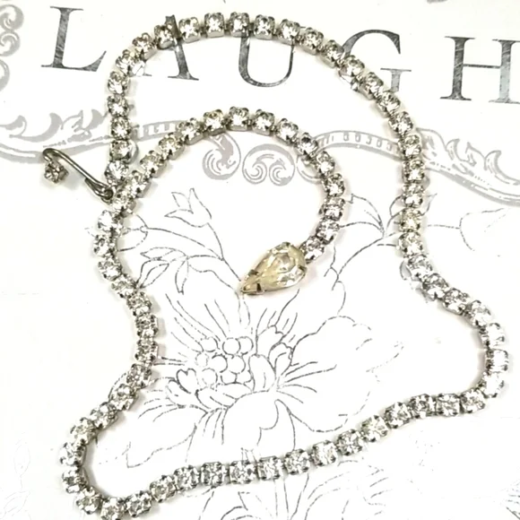 Vintage Rhinestone Brooch & Necklace Assemblage - Picture 9 of 13